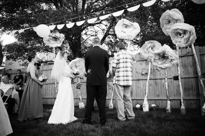 outdoor minneapolis wedding ceremony
