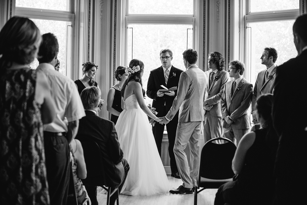 wedding ceremony at minneapolis american swedish institute