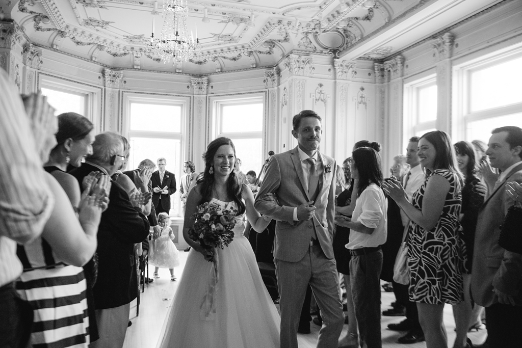 black and white wedding image at american swedish institute