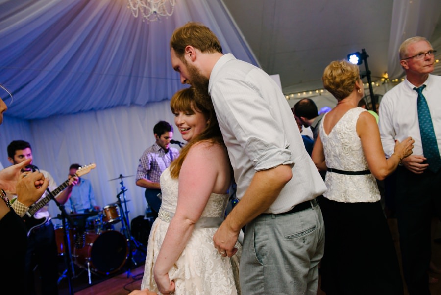 bride and groom wedding reception dancing