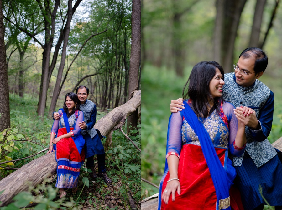 twin cities indian engagement session