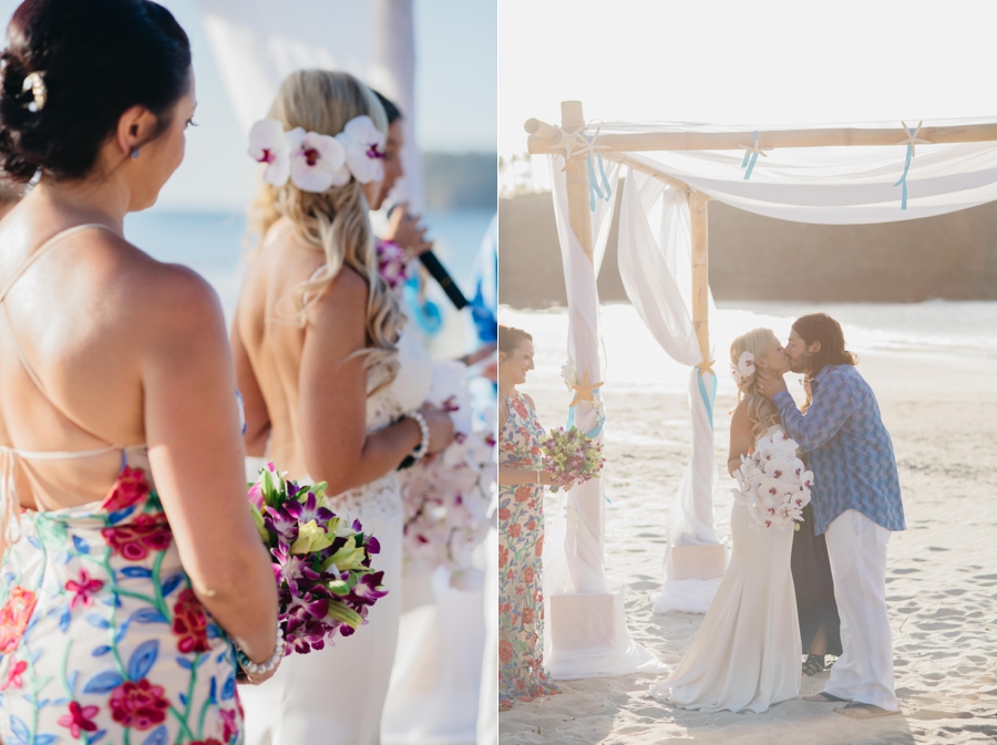 costa rica beach wedding photographer