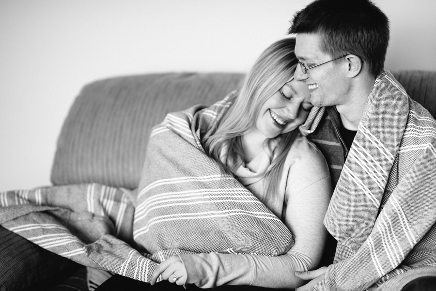 cuddling at home couples lifestyle session