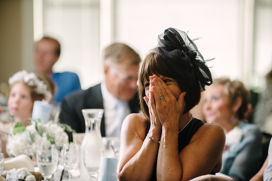 mother of the groom surprised reaction