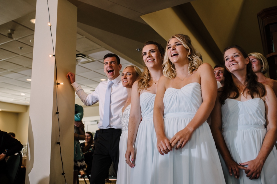 wedding reception natural reactions 