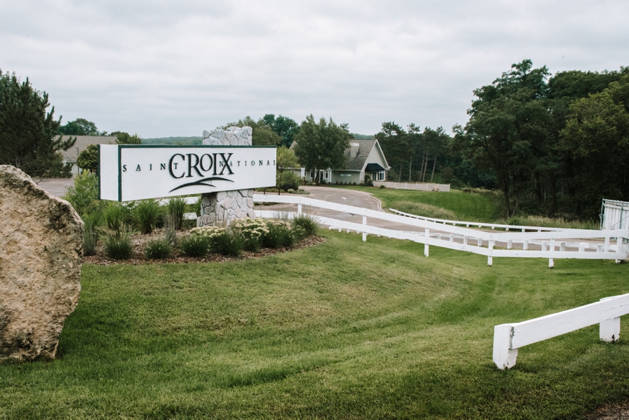 wisconsin golf course wedding at saint croix national