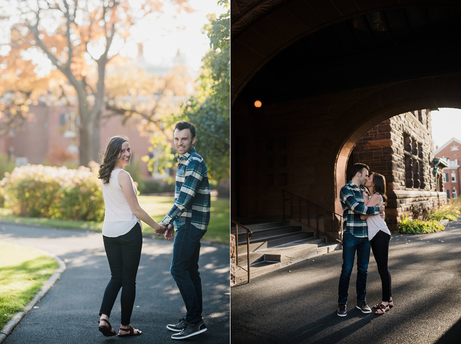 James J Hill House Romantic Engagement Session in St Paul