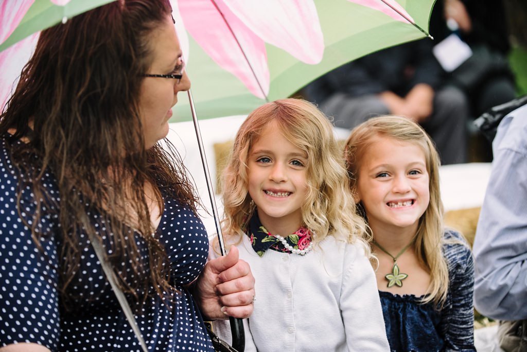 Family and guest portraits during Minnesota ceremony outdoors