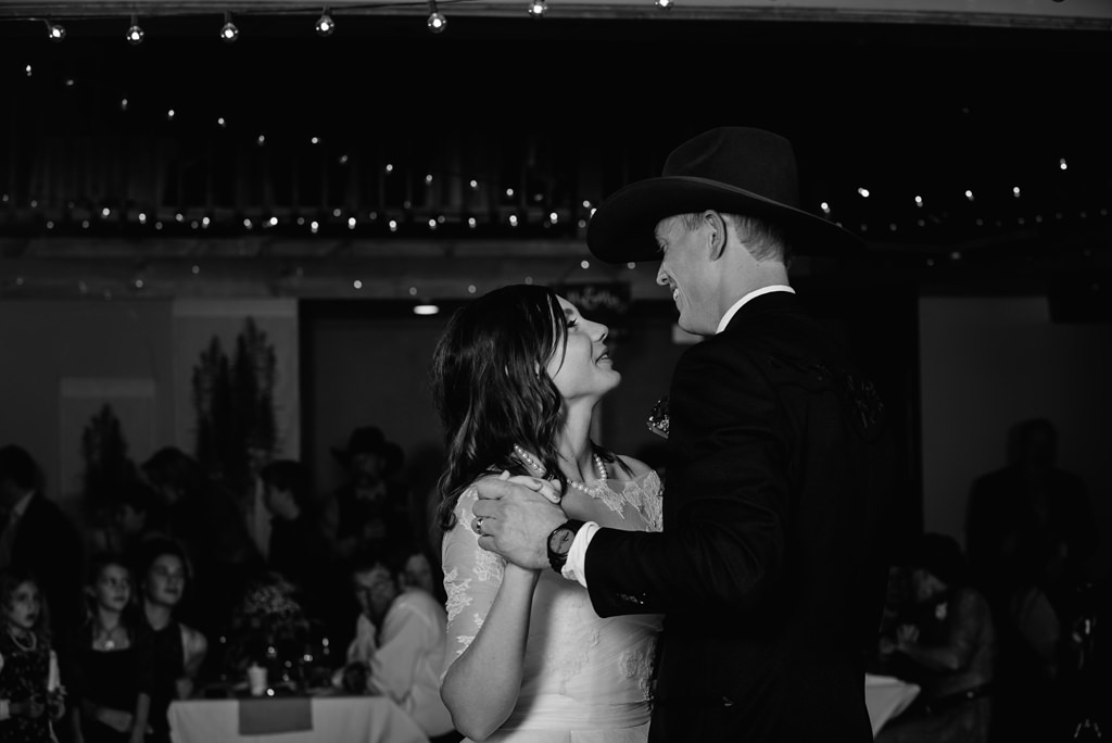 romantic first dance photo at Minnesota wedding
