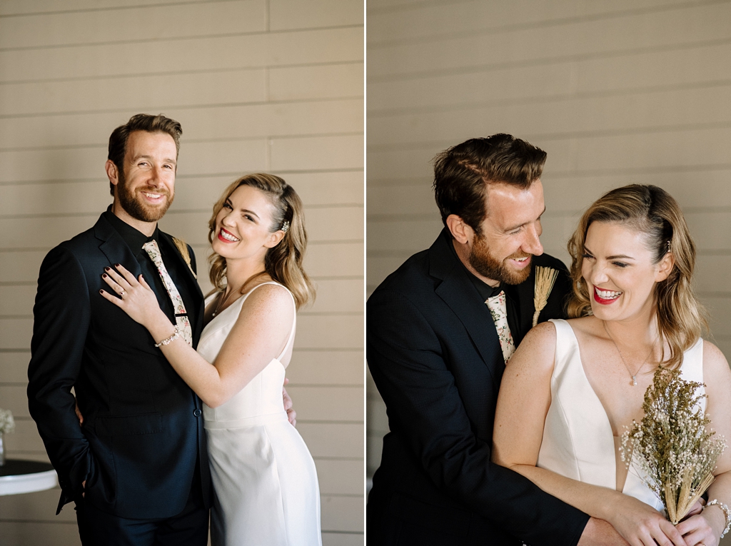Elegant bride and groom with rustic accents minnesota wedding