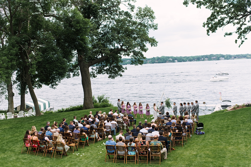 lake minnetonka backyard wedding wayzata minnesota