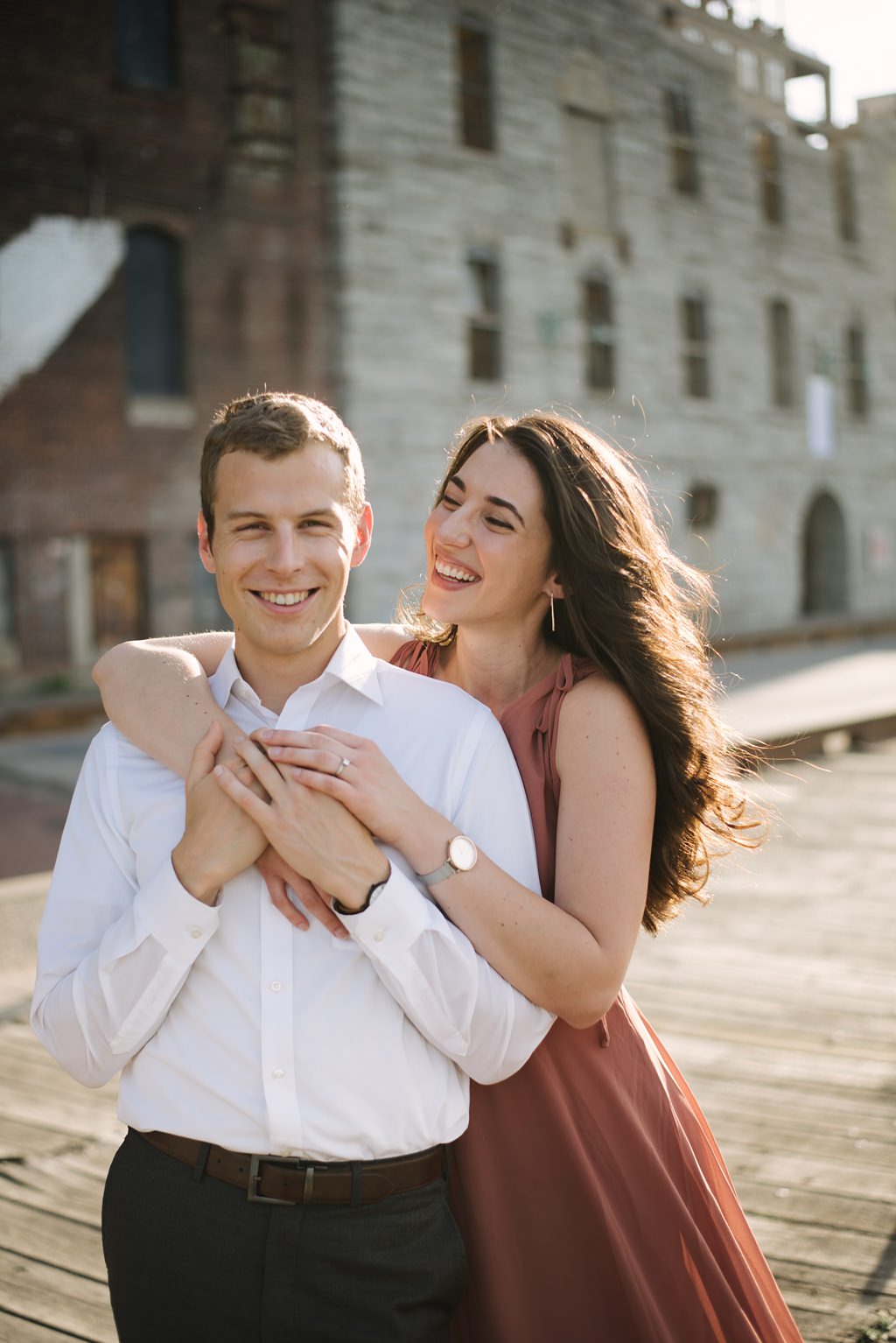 engagement session in downtown minneapolis