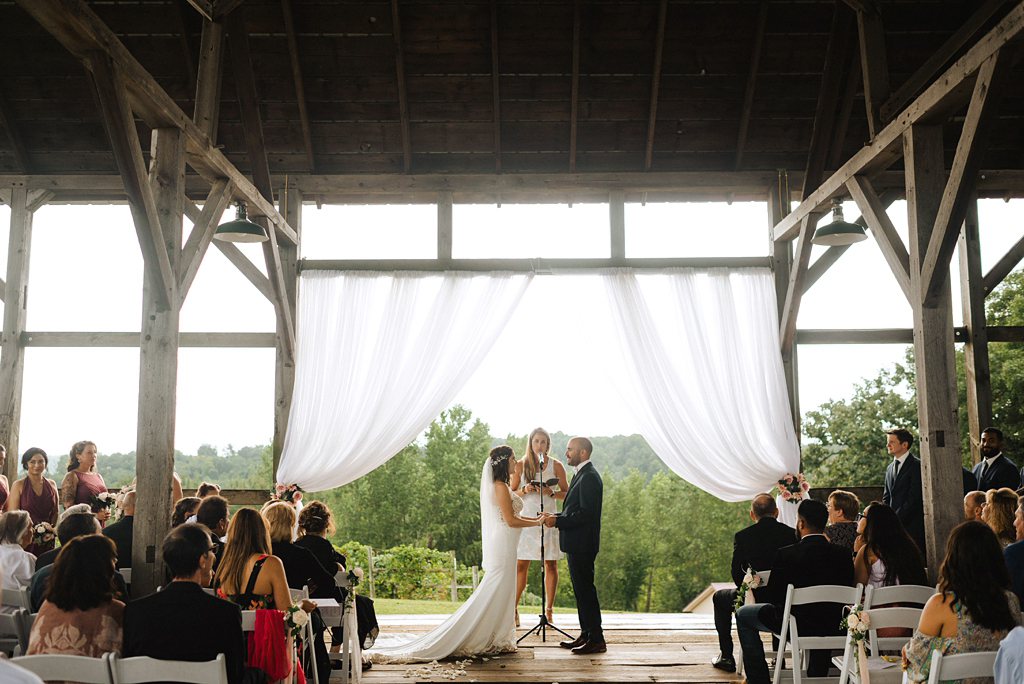 cannon river winery wedding ceremony