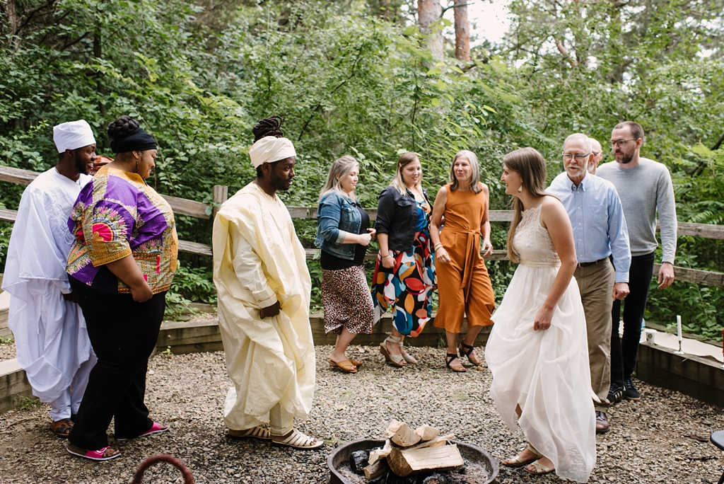 traditional african unification ceremony at st croix ymca camp