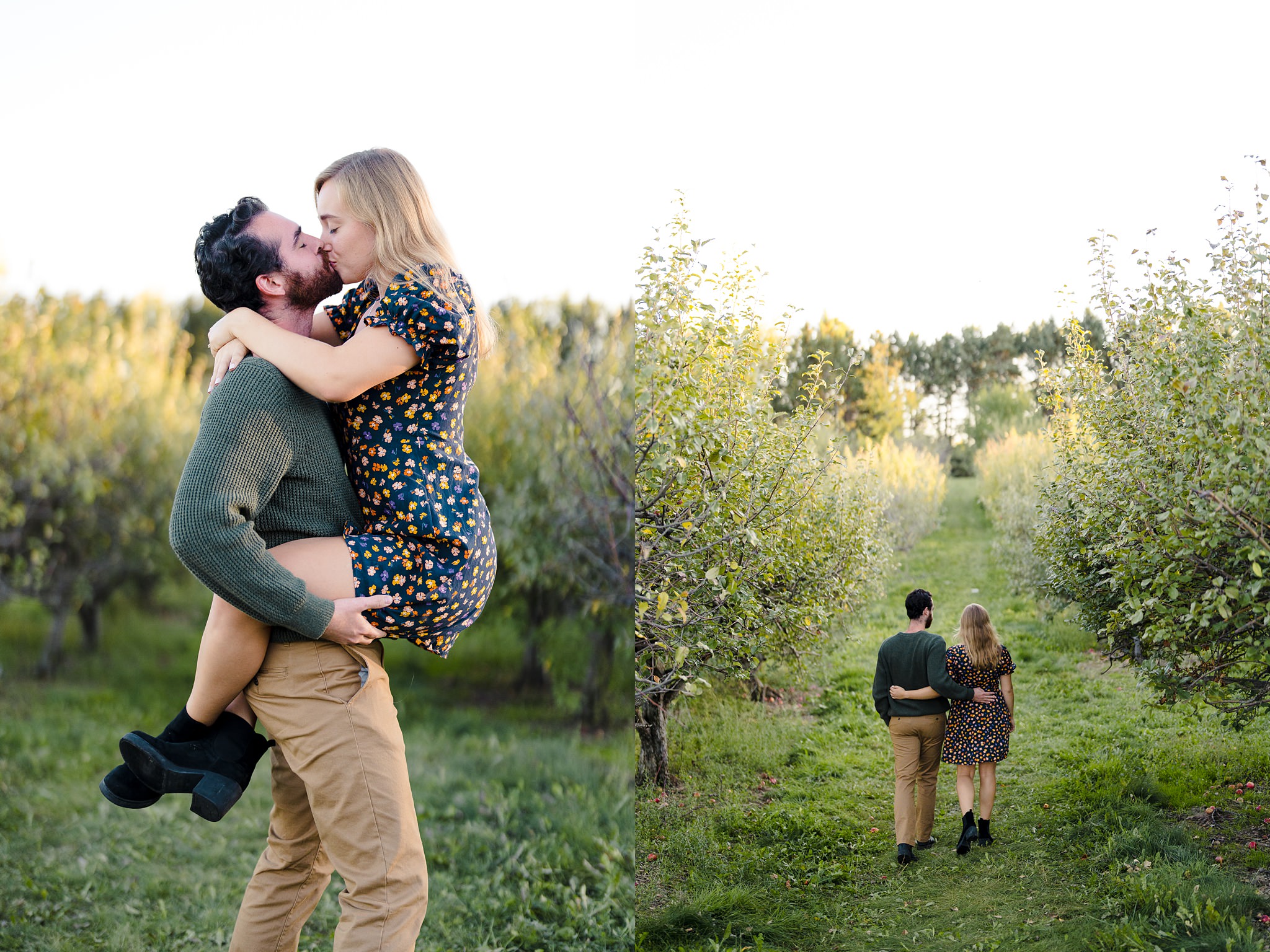 Apple Orchard Photoshoot Isaac and Lara